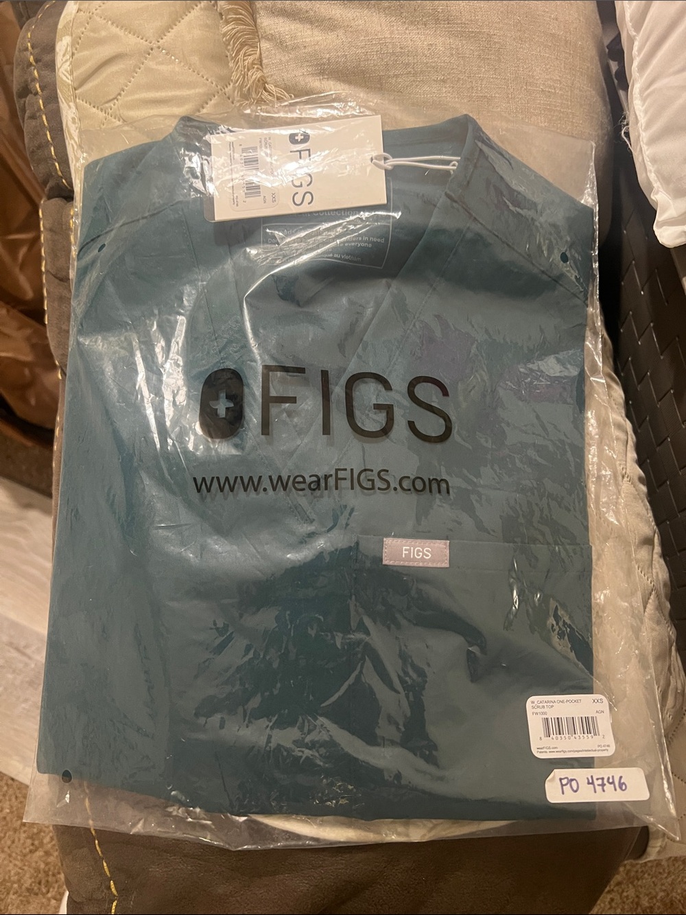 Figs Catarina Scrub Top XXS PO4746
